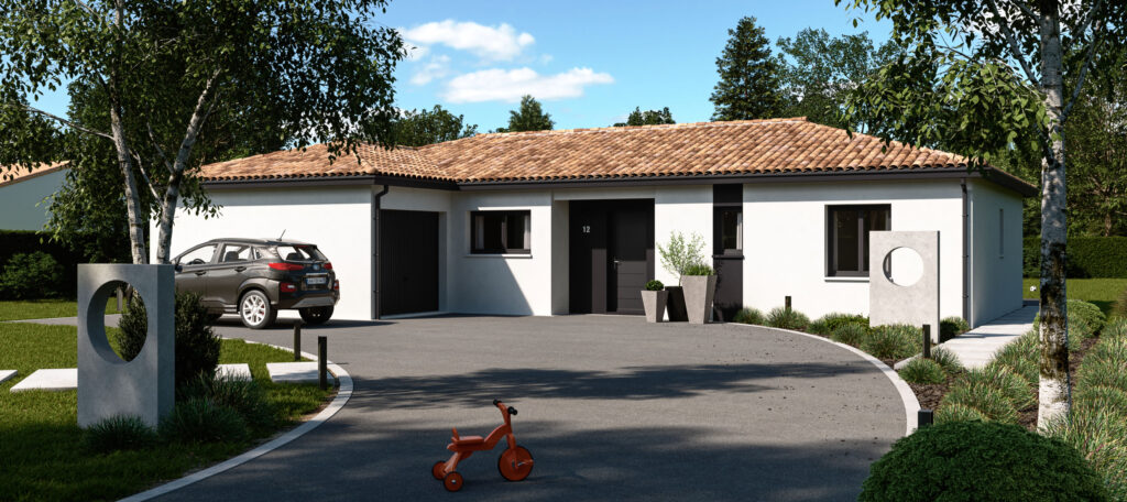 Maison contemporaine : maison uvilla