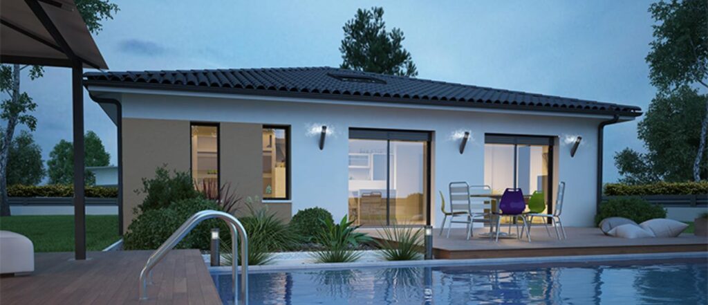 Maison moderne : maison lumière