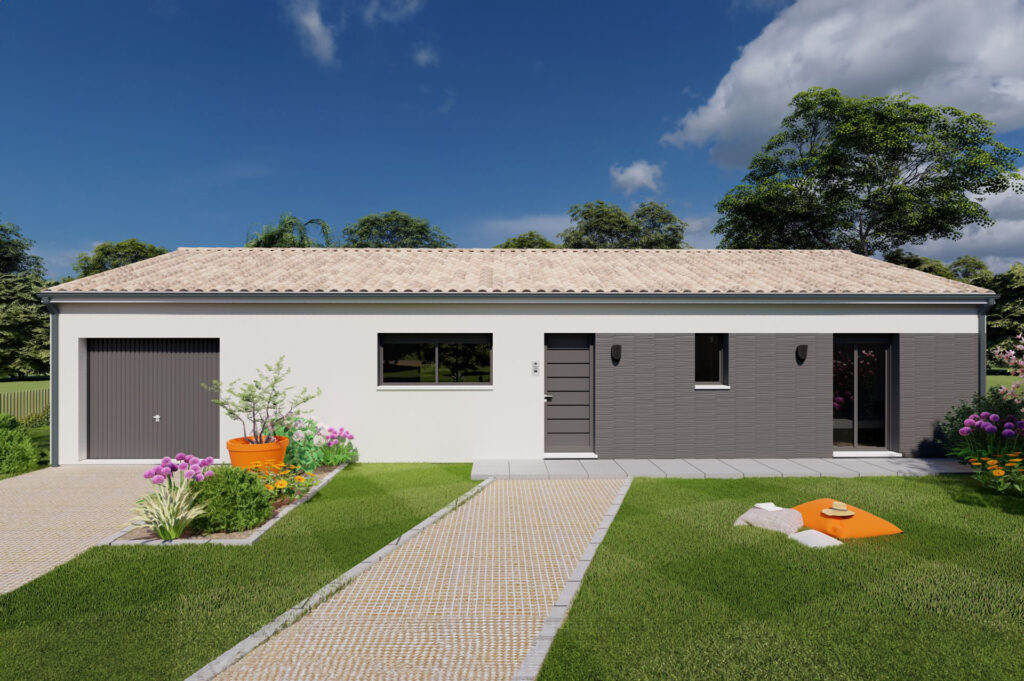 Maison contemporaine : maison pomelos