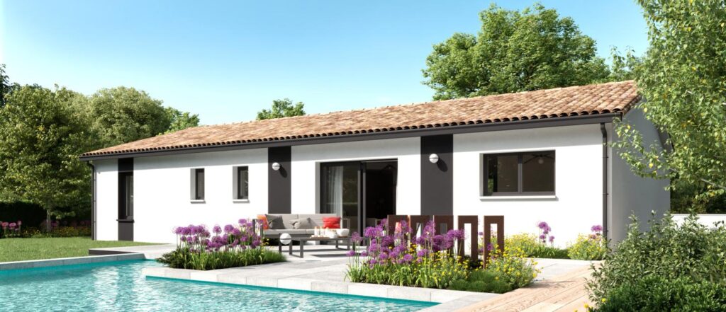 Maison contemporaine : maison Litchi