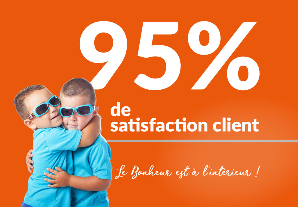95% des clients satisfaits