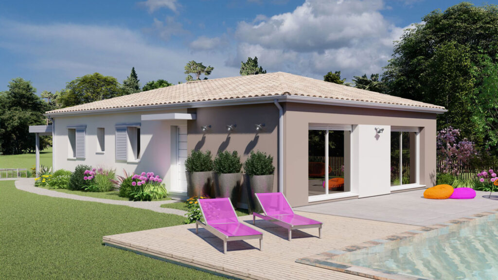 Maison contemporaine : maison Yuzus